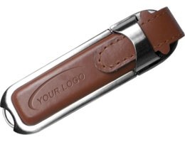 leather001 Boss Leather USB Flash Drive