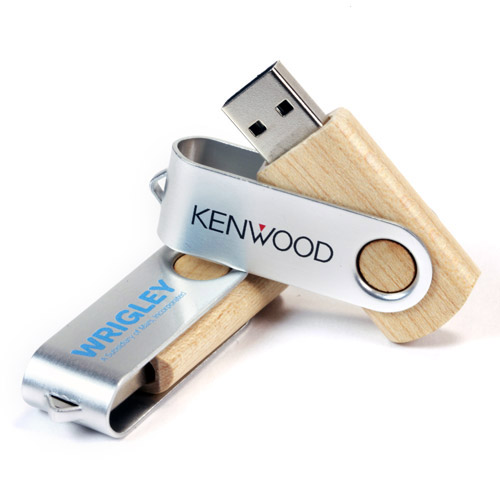 im005 Wooden Twister USB Flash Drive